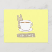Teezeit Postkarte (Vorderseite)