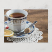 Teezeit Postkarte für den Tee (Vorderseite)
