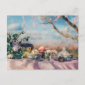 Teezeit Postkarte für den Tee (Vorderseite)