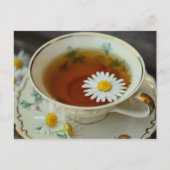 Teezeit Postkarte für den Tee (Vorderseite)