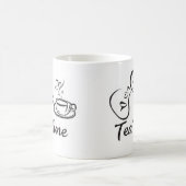 Teezeit-Slogan-Tasse Kaffeetasse (Mittel)