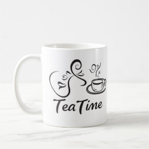 Teezeit-Slogan-Tasse Kaffeetasse