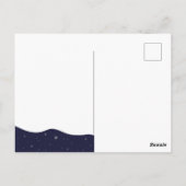 Teezeit Sommerblumen Postkarte (Rückseite)