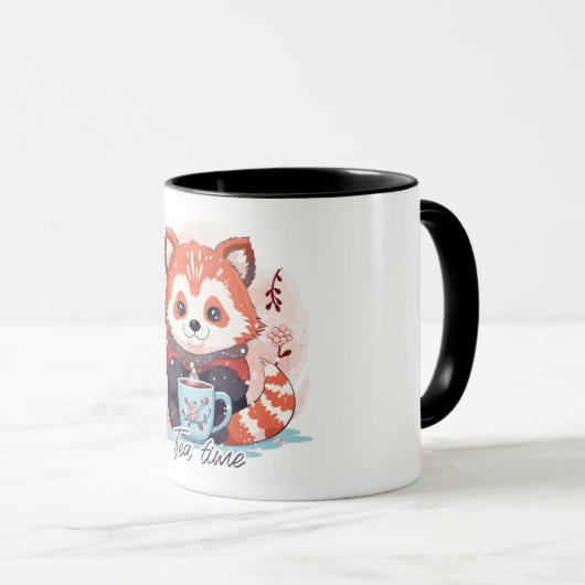 Teezeit Tasse (VorderseiteRechts)