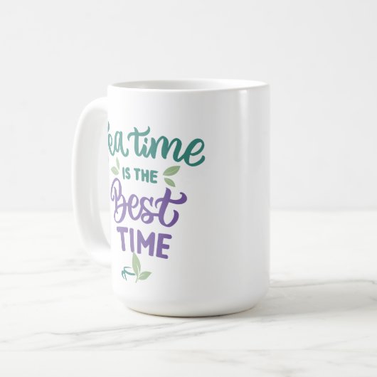 Teezeit-Tasse Kaffeetasse (Vorderseite Links)