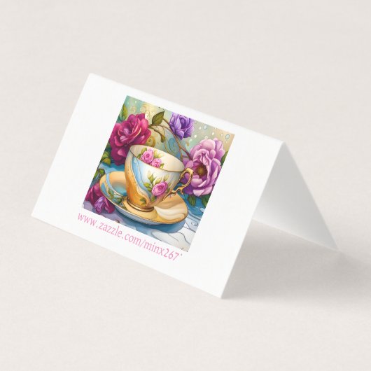 Teezeit - Tee-Cup Art (Rückseite)