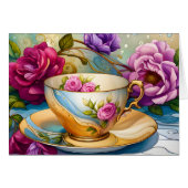 Teezeit - Tee-Cup Art (Vorderseite (Horizontal))