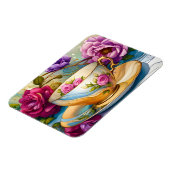 Teezeit - Tee-Cup Art Magnet (Linke Seite)