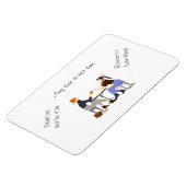 Teezeit Tee Quotes Slogans Freunde Magnet (Linke Seite)