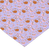 Teezeit Teekessel Teakup Plate Kupfer Kettle Muste Kurzer Tischläufer (Ecke)