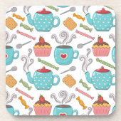 Teezeit und Süßigkeiten Untersetzer (Vorderseite)