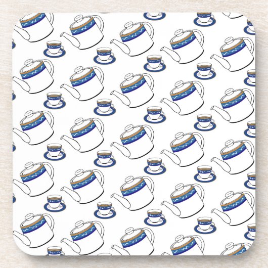 Teezeit-Untersetzer Getränkeuntersetzer (Vorderseite)