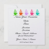 Teezeit Unwiderstehliche Party Einladungen (Rückseite)