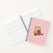 Teezeit von Katzen und Kaninchen Notizblock (Innenseite)