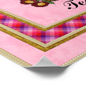 Teezeitbärenposter Poster (Ecke)