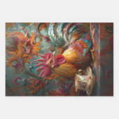 Teezeitdekoupage Geschenkpapier Set (Vorderseite 2)