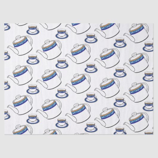 Teezeitpapier Seidenpapier (Vorderseite)