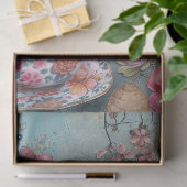 Teezeitpastel-Blume Dekoupage Seidenpapier (Geschenk)