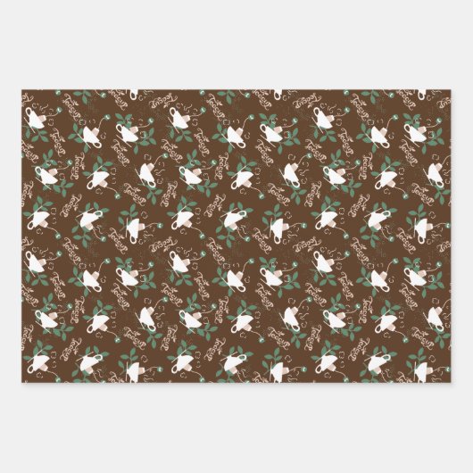 Teezeremonie auf dem Monte Tamaro Geschenkpapier Set (Vorderseite 3)