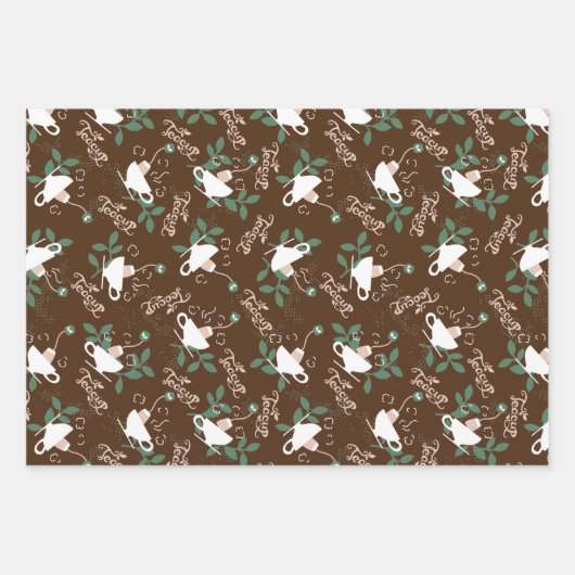 Teezeremonie auf dem Monte Tamaro Geschenkpapier Set (Vorderseite)