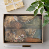 Teezeremonie auf Roosters and Chicks Party Entdeck Seidenpapier (Geschenk)