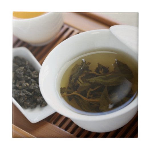Teezeremonie des traditionellen Chinesen: oolong Fliese (Vorderseite)