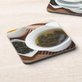 Teezeremonie des traditionellen Chinesen: oolong Getränkeuntersetzer (Linke Seite)