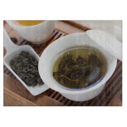 Teezeremonie des traditionellen Chinesen: oolong Schneidebrett (Vorderseite)