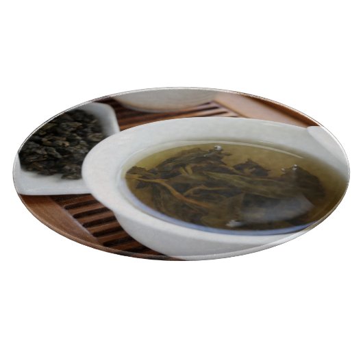 Teezeremonie des traditionellen Chinesen: oolong Schneidebrett (Ecke)