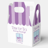 Teezimmer Gastgeschenk Box Geschenkschachtel (Geöffnet)