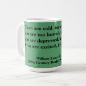 Teezitat-Tasse - WilliamGladstone Kaffeetasse (Vorderseite Links)