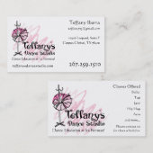 Teffany's Dance Studio Business Card - Benutzerdef Visitenkarte (Vorne/Hinten)