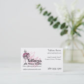 Teffany's Dance Studio Business Card - Benutzerdef Visitenkarte (Stehend Vorderseite)