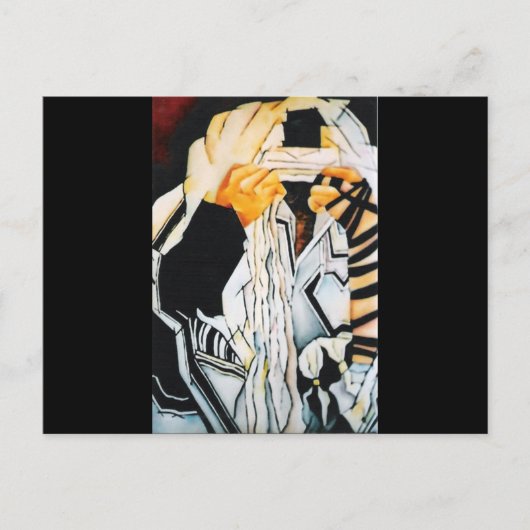 Tefillin Postkarte (Vorderseite)