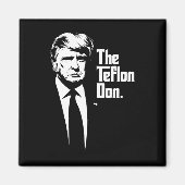 Teflon Don Trump monochrome Ikonenkunst Magnet (Vorne)