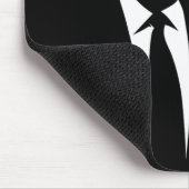 Teflon Don Trump monochrome Ikonenkunst Mousepad (Ecke)