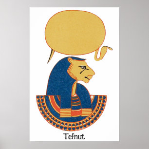 Tefnut Antike ägyptische Göttin Poster