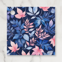 Teftags für bunte Botanische Kunst Geschenkanhänger