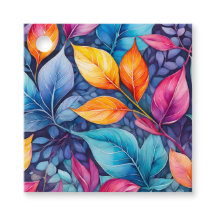 Teftags für bunte Botanische Kunst