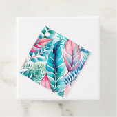 Teftags für bunte Botanische Kunst Geschenkanhänger (Beispiel)