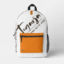 TEGARJA BEDRUCKTER RUCKSACK