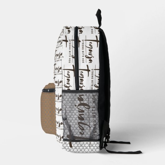 TEGARJA BEDRUCKTER RUCKSACK (Rechts)