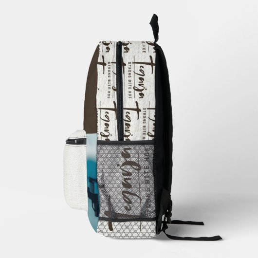 TEGARJA BEDRUCKTER RUCKSACK (Rechts)