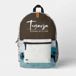 TEGARJA BEDRUCKTER RUCKSACK