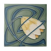 tegel met jugendstill afbeelding fliese (Vorderseite)