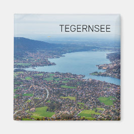 Tegernsee Bavaria Lake Germany Panorama Souvenir Magnet