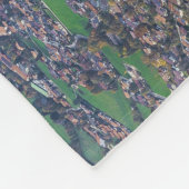 Tegernsee Bayerischer See Panorama Souvenir Fleecedecke (Ecke)