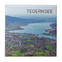 Tegernsee Bayerischer See Panorama Souvenir