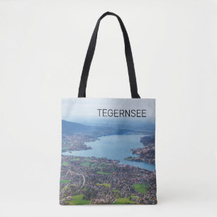 Tegernsee Bayerischer See Panorama Souvenir Tasche