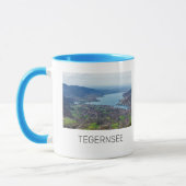 Tegernsee Bayerischer See Panorama Souvenir Tasse (Links)